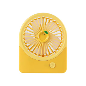 Ventilator de birou „Fructe”, galben