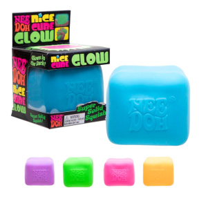 Jucarie Antistres Squish Glow Cube