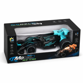 Mașină de curse F1 cu telecomandă, scara 1:18 turcoaz, cod 10343a