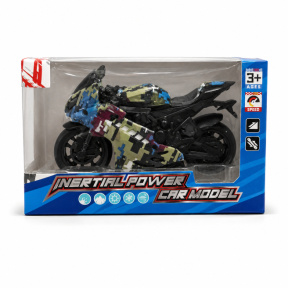 Motocicletă inerțială camuflaj digital gri