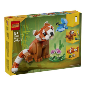 Constructor LEGO Creator Animale drăguțe: Panda roșu