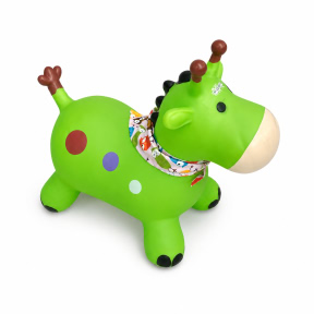 Игрушка-прыгун Жираф, зеленый