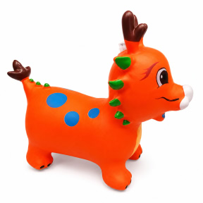 Игрушка-прыгун Дракончик, темно-оранжевый