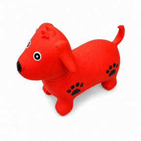 Игрушка-прыгун Собачка, красная