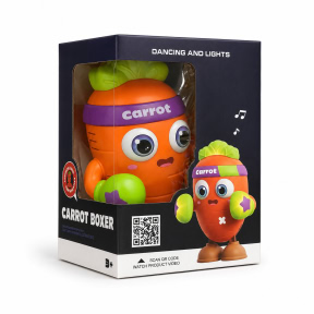 Развивающая игрушка «Танцующая морковка» со светом и музыкой
