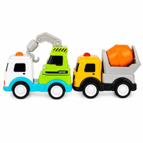 Set din 2 mașini de construcții cu inerție