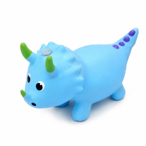 Игрушка-прыгун Динозаврик (музыка), голубой