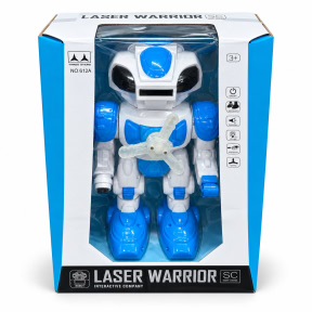 Robot cu telecomandă Laser Warrior și cablu USB