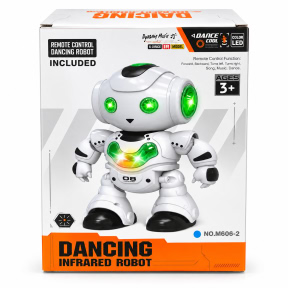 Robot dansator cu telecomandă infraroșu și cablu USB