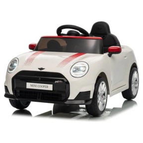Электромобиль детский Mini Cooper 12V7AHx1&35Wx2 белый
