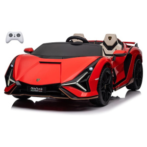 Masina electrica pentru copii Lamborghini Sian Drift 24V7AHx1&2x775 roşie