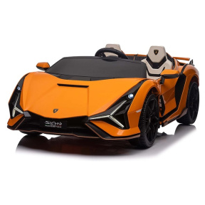 Masina electrica pentru copii Lamborghini Sian Drift 24V7AHx1&2x775 orange