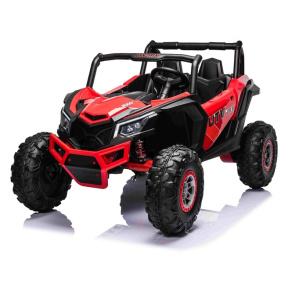 Электромобиль детский 24V7AHx1, 60Wx4, красный, GB3001