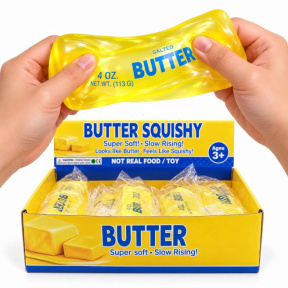 Игрушка-антистресс Slow Squish Butter Yellow Vaseline