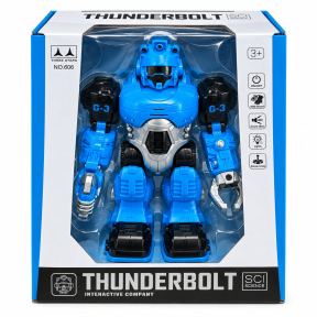 Robot Thunderbolt cu telecomandă albastru