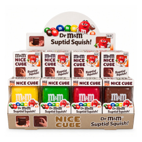 Игрушка-антистресс Squish Cube M&M`s mix