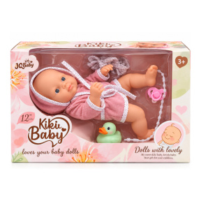 Кукла-пупс Kiky Baby 30 см с соской, уточкой и подгузником