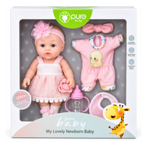 Păpușă bebeluș 30,5 cm cu accesorii pentru îngrijire