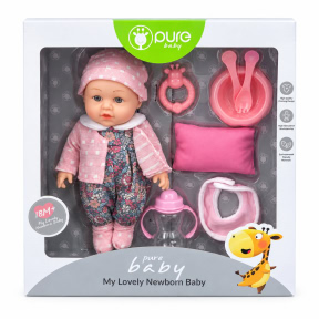 Păpușă bebeluș 30,5 cm cu accesorii pentru îngrijire