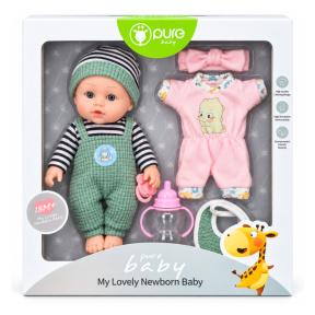 Păpușă bebeluș 30,5 cm cu accesorii pentru îngrijire