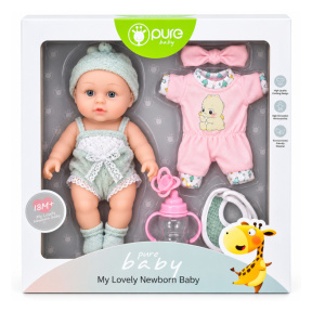 Păpușă bebeluș 30,5 cm cu accesorii pentru îngrijire