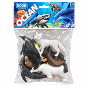 Set 6 figurine animale polare