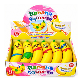 Игрушка-антистресс Squish Banana Emoji