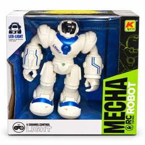 Robot interactiv cu telecomandă, MECHA albastru