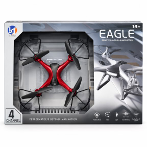 Квадрокоптер Eagle детский,  красный