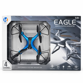 Квадрокоптер Eagle детский,  синий