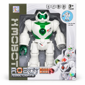 Robot hibrid cu telecomandă și cablu USB,  verde