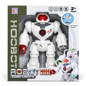Robot hibrid cu telecomandă și cablu USB,  rosu