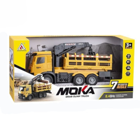 Игрушечная строительная машина MOKA для захвата бревен и пылеподавления