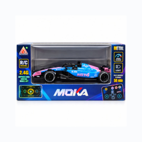 Игрушечная металлическая радиоуправляемая машина MOKA синяя