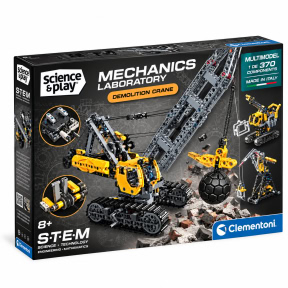 Конструктор Clementoni, CAMION DEMOLITORE , 370 деталей