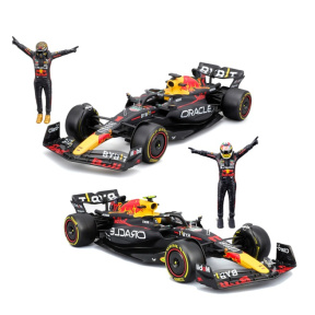 Mașină Bburago Die-Cast 1:24 Red Bull cu figurină