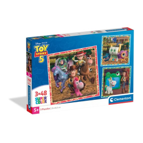 Puzzle Clementoni, Square Toy Story 5  ,3x48 piese