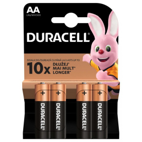Батарейки Duracell AA , 4 штуки