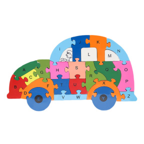 Пазл деревянный "Машинка", код 02207