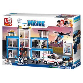 Set de construcție Sluban Poliția orașului