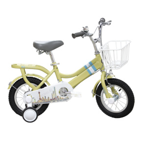 Bicicletă pentru copii 12, galbenă