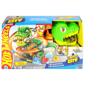 Set de joacă Hot Wheels City Fire T-Rex Attack